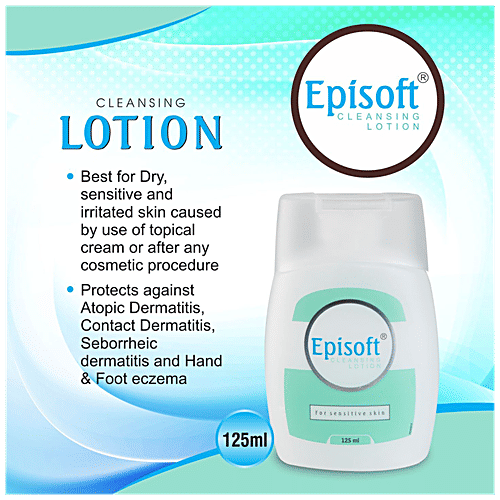 Episoft Cleansing Lotion - For Sensitive Skin, 125 ml  