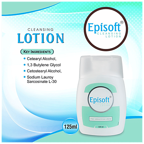 Episoft Cleansing Lotion - For Sensitive Skin, 125 ml  