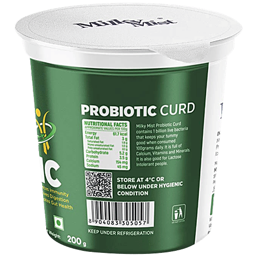 Milky Mist Probiotic Curd, 200 g  