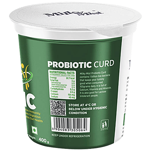 Milky Mist Probiotic Curd, 400 g  