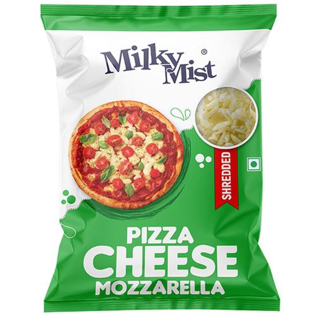 Milky Mist Mozzarella - Shredded, Pizza, Cheese, Great Source Of Protein, Rich In Taste, 200 g Pouch