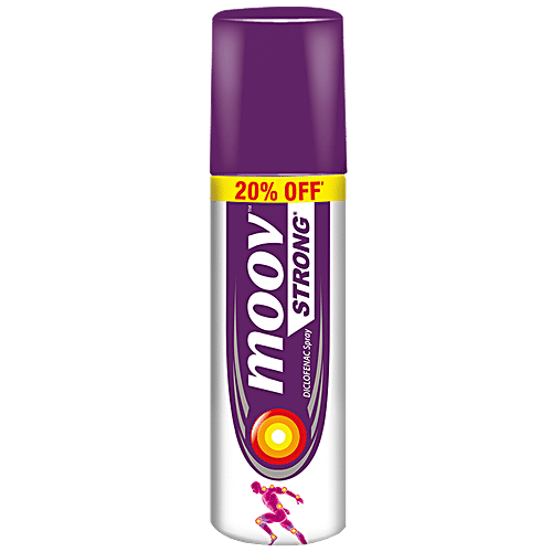 Moov Instant Pain Relief Spray - Useful For Back, Joint, Knee, Muscle Pain & Sports & Fitness Injuries, 80 g