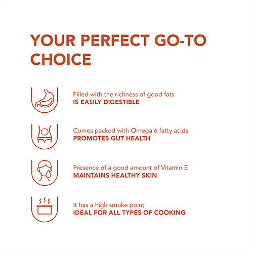 Anveshan Wood Cold Pressed Groundnut/Peanut Cooking Oil, 1 L Glass Bottle 