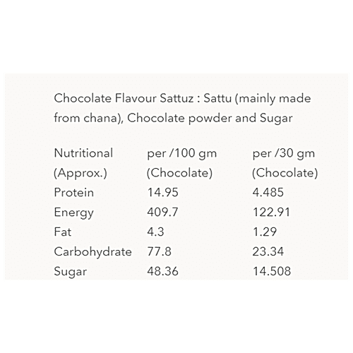 Sattuz Chocolate Flavour Sattuz, 180 g Set of 6 Sachets 