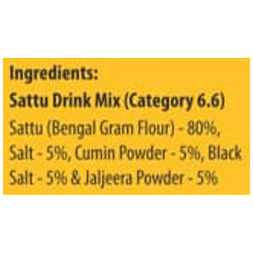 Sattuz Jaljeera Flavour Sattuz, 500 g Zipper Standup Pouch 