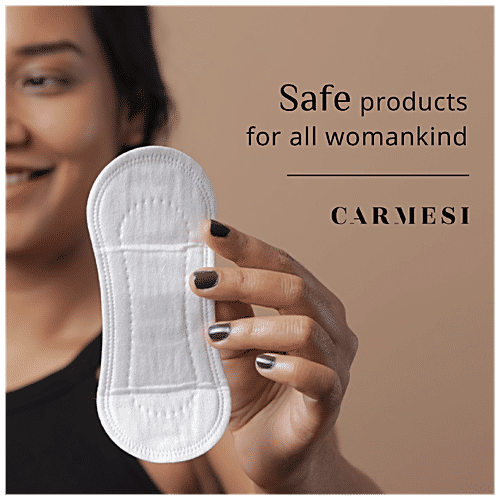 Carmesi Panty Liners - Designed For Sensitive Skin, 60 pcs  