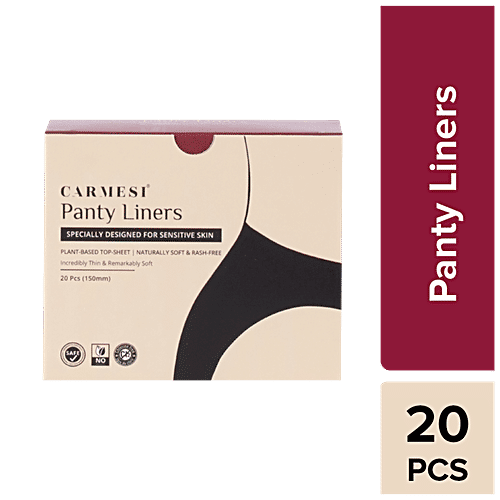 Buy Carmesi Panty Liners Designed For Sensitive Skin Online at Best