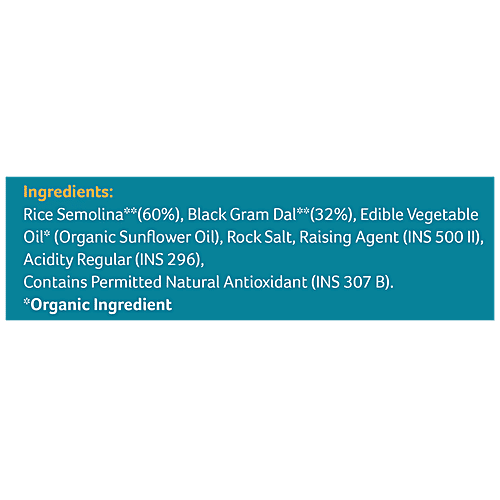Organic Tattva Organic Rice Idli Ready Mi, 200 g  