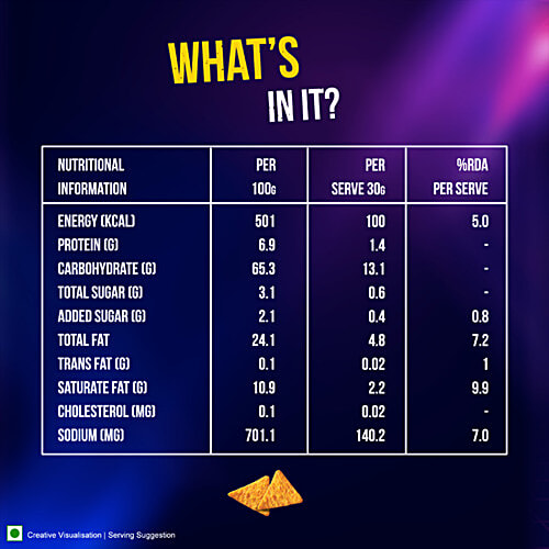 Bingo! Nachos - Cheese Flavour, 25 g  Thin & Crunchy Nacho Chips, Tasty Snack Made From Corn, Triangle Shaped Chips Infused With Cheesy Flavour
