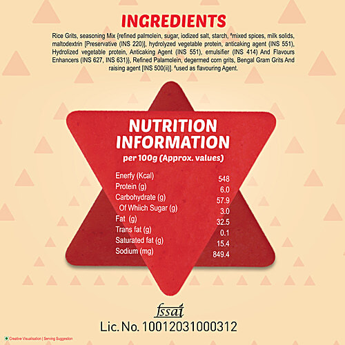 Bingo! Mad Angles - Pizza Flavour, Corn-Based Crunchy Chips, Perfect For Snacking, 130 g