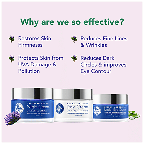 The Moms Co Complete Natural Age Control Routine With Box, 3 pcs (50 g + 50 g + 25 g) 