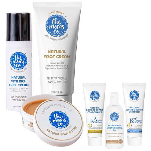 The Moms Co Ultimate Head To Toe Gift Set, 6 pcs  