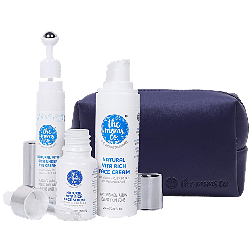 The Moms Co 24 Hour Skincare Starter Kit, 3 pcs  