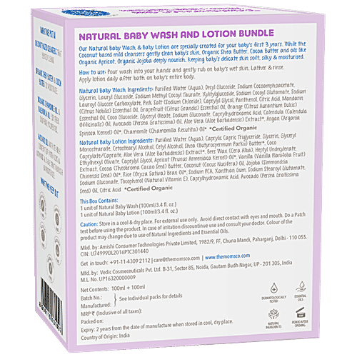 Buy The Moms Co Natural Baby Bath & Lotion Bundle Online at Best Price