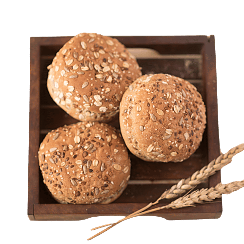 Paushtaa Whole Wheat Sesame Buns, 350 g  Nio Chemicals, No Preservatives
