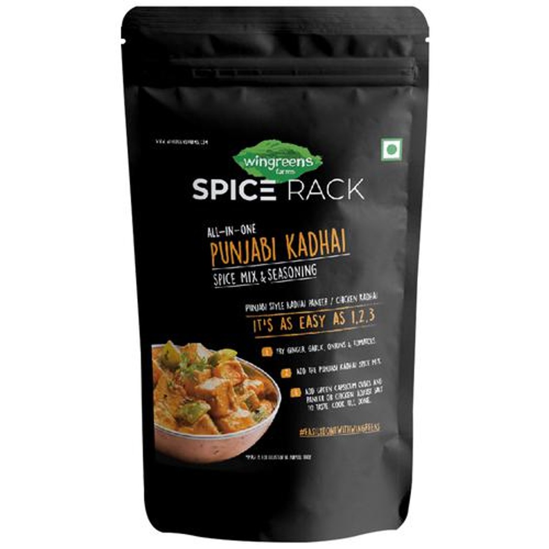Buy Wingreens Farms Spice Rack Spice Blend All In One, Punjabi Kadhai