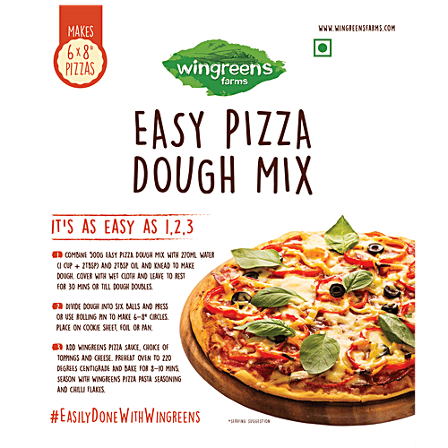 Wingreens Farms Impatient Baker - Easy Pizza Dough Mix, Easy To Make, 500 g Pouch 