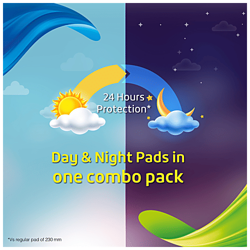 Pro-Ease Day & Night Combo Sanitary Pads, 20 pcs  