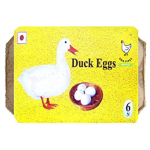 Egg First Duck Eggs, 6 pcs  Fresh Lock