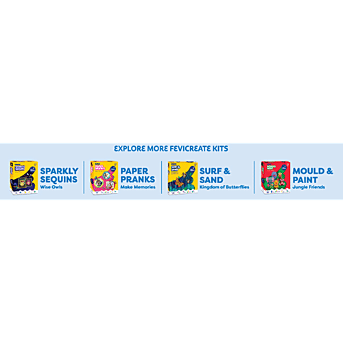 Fevicreate DIY Shell Tastic Fridge Magnet Art Craft Kit, 1 pc