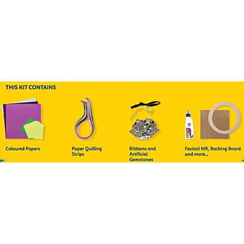 Fevicreate Paper Pranks Art & Craft Kit, 1 pc  Make Your Own Photo Frames
 Unleash Creativity