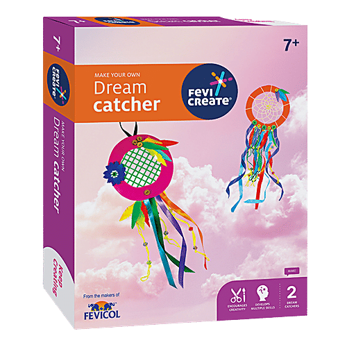 Fevicreate Make Your Own Dream Catchers - DIY Art/Craft Kit, For Kids, 7 Years & Above, 1 pc