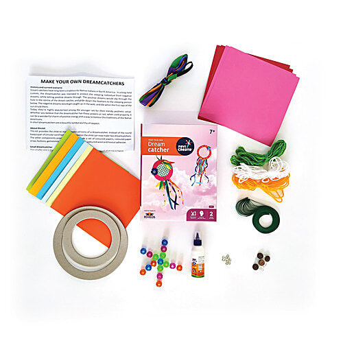 Fevicreate Make Your Own Dream Catchers - DIY Art/Craft Kit, For Kids, 7 Years & Above, 1 pc
