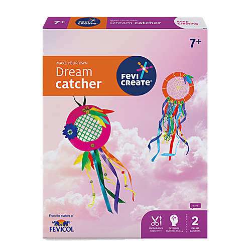 Fevicreate Make Your Own Dream Catchers - DIY Art/Craft Kit, For Kids, 7 Years & Above, 1 pc