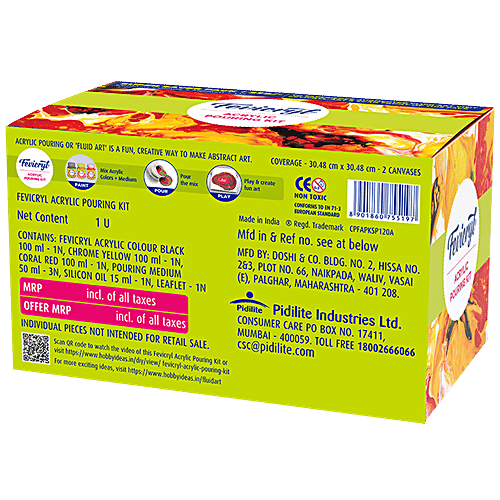 Pidilite Acrylic Pouring Kit, 1 pc  