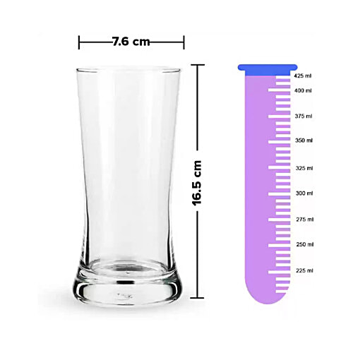 Ocean Tango Tom Collins Glass Set - Transparent, B13315, 425 ml (Set of 6) 