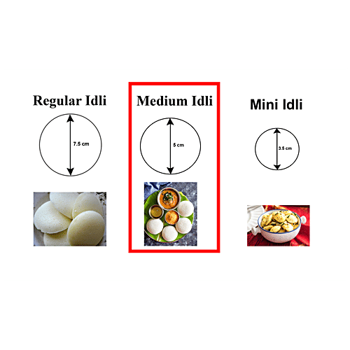 Hazel Stainless Steel Idli Plate With Stand, 3-Rack Plates, 15 Idlis - Medium, 1 pc  