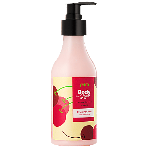 Plum BodyLovin’ Drivin’ Me Cherry Smoothie Crème Lotion, 240 ml  