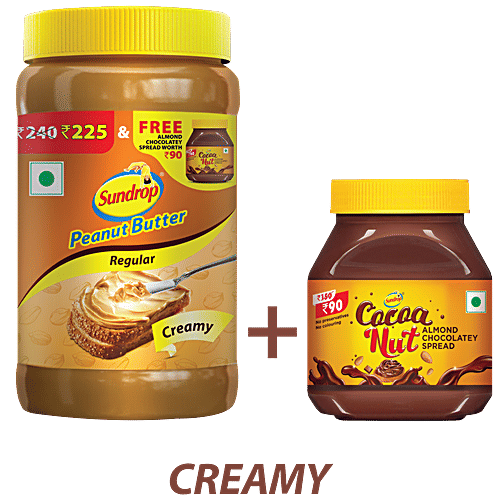 Sundrop Peanut Butter Creamy, 462 g Cocoa Nut 160g Free 