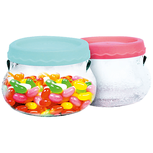 Yera Small Storage Pickle Chutney Jars With Lid, 3 pcs  