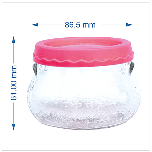 Yera Small Storage Pickle Chutney Jars With Lid, 3 pcs  