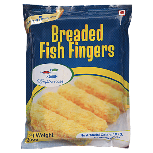 EMPIRE FOODS Breaded Fish Finger, 200 g PACKET 