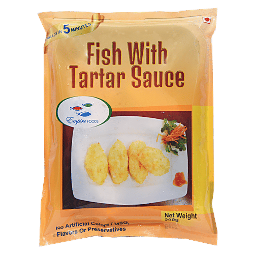 EMPIRE FOODS Fish With Tartar Sauce, 200 g PACKET 