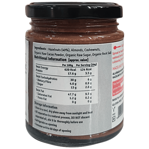Jus Amazin Creamy Hazelnut Spread, 200 g  