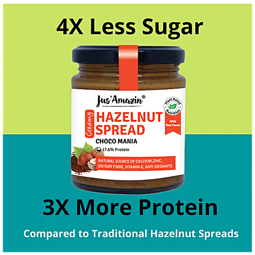 Jus Amazin Creamy Hazelnut Spread, 200 g  