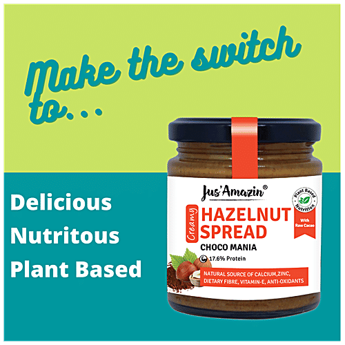 Jus Amazin Creamy Hazelnut Spread, 200 g  