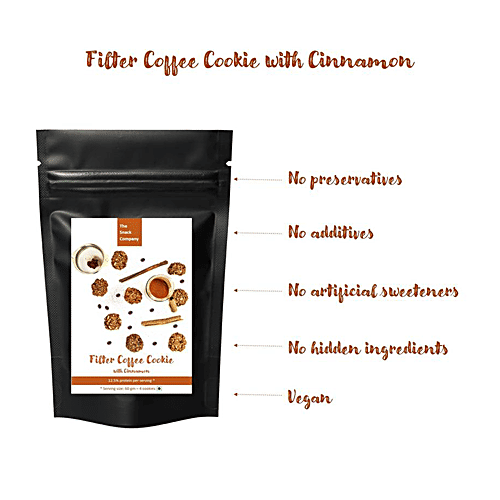 The Snack Company Filter Coffee Cookie With Cinnamon, 105 g  