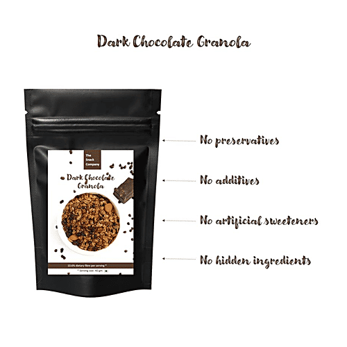 The Snack Company Dark Chocolate Granola, 500 g  