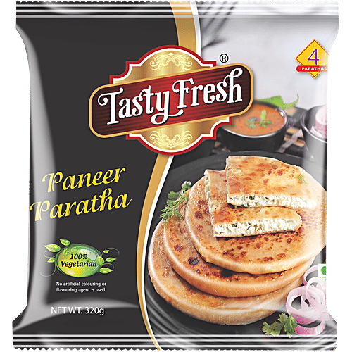 Tasty Fresh Paneer Paratha, 320 g  