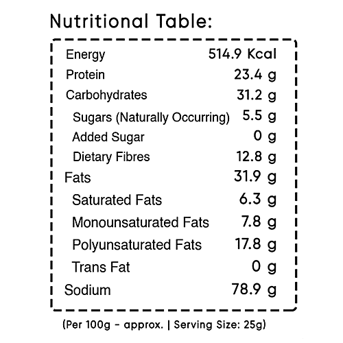 True Elements Multivitamin Trail Mix - Roasted Watermelon, Pumpkin, Sunflower, Sesame, Apricot & Soynuts - Healthy Snacks, Mixed Seeds for Eating, 125 g  