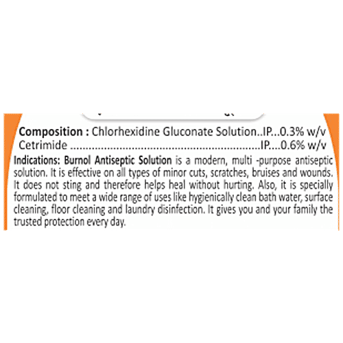 Dr. Morepen Burnol Antiseptic Solution - Multipurpose Disinfectant Liquid, 100 ml  