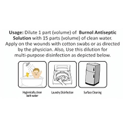 Dr. Morepen Burnol Antiseptic Solution - Multipurpose Disinfectant Liquid, 500 ml  
