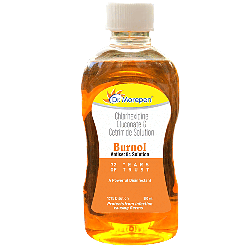 Dr. Morepen Burnol Antiseptic Solution - Multipurpose Disinfectant Liquid, 500 ml  