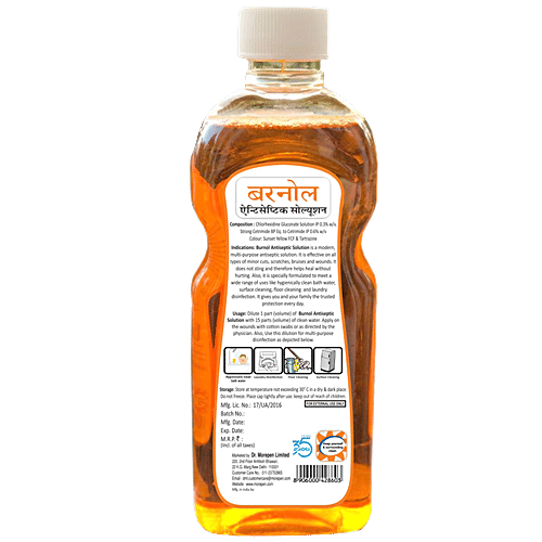 Dr. Morepen Burnol Antiseptic Solution - Multipurpose Disinfectant Liquid, 1 L  