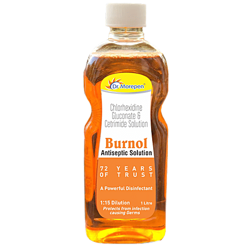 Dr. Morepen Burnol Antiseptic Solution - Multipurpose Disinfectant Liquid, 1 L  