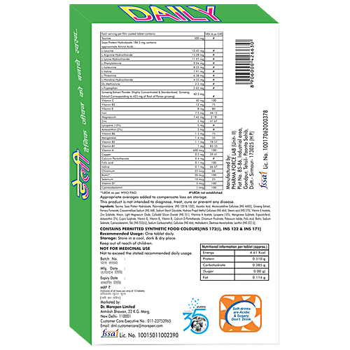 Dr. Morepen Daily Multivitamin Tablets For Women & Men, 10 Tablet  